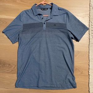 Blue Travis Mathew Golf Polo
